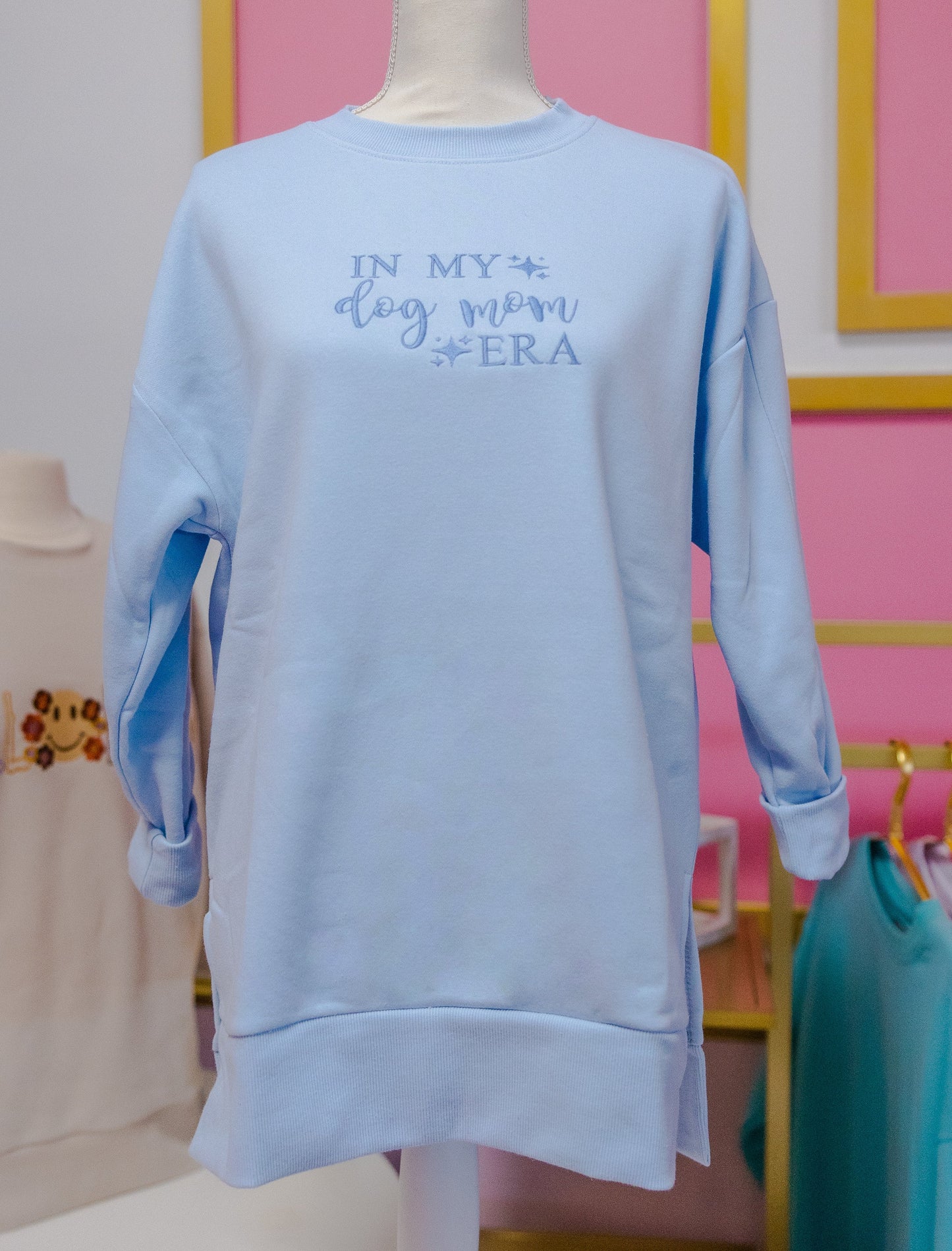 Sweatshirt - Dog Mom Era - BLUE