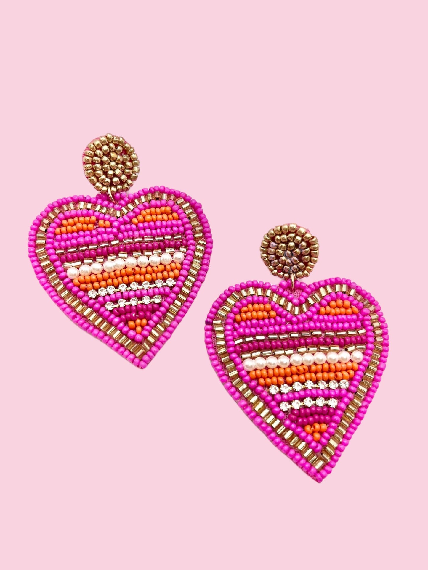 Pink/Orange Heart