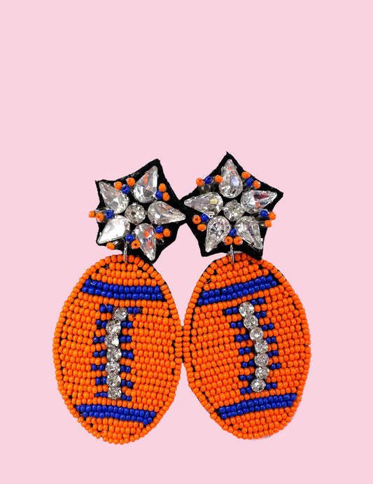 A10B Royal Blue & Orange Football