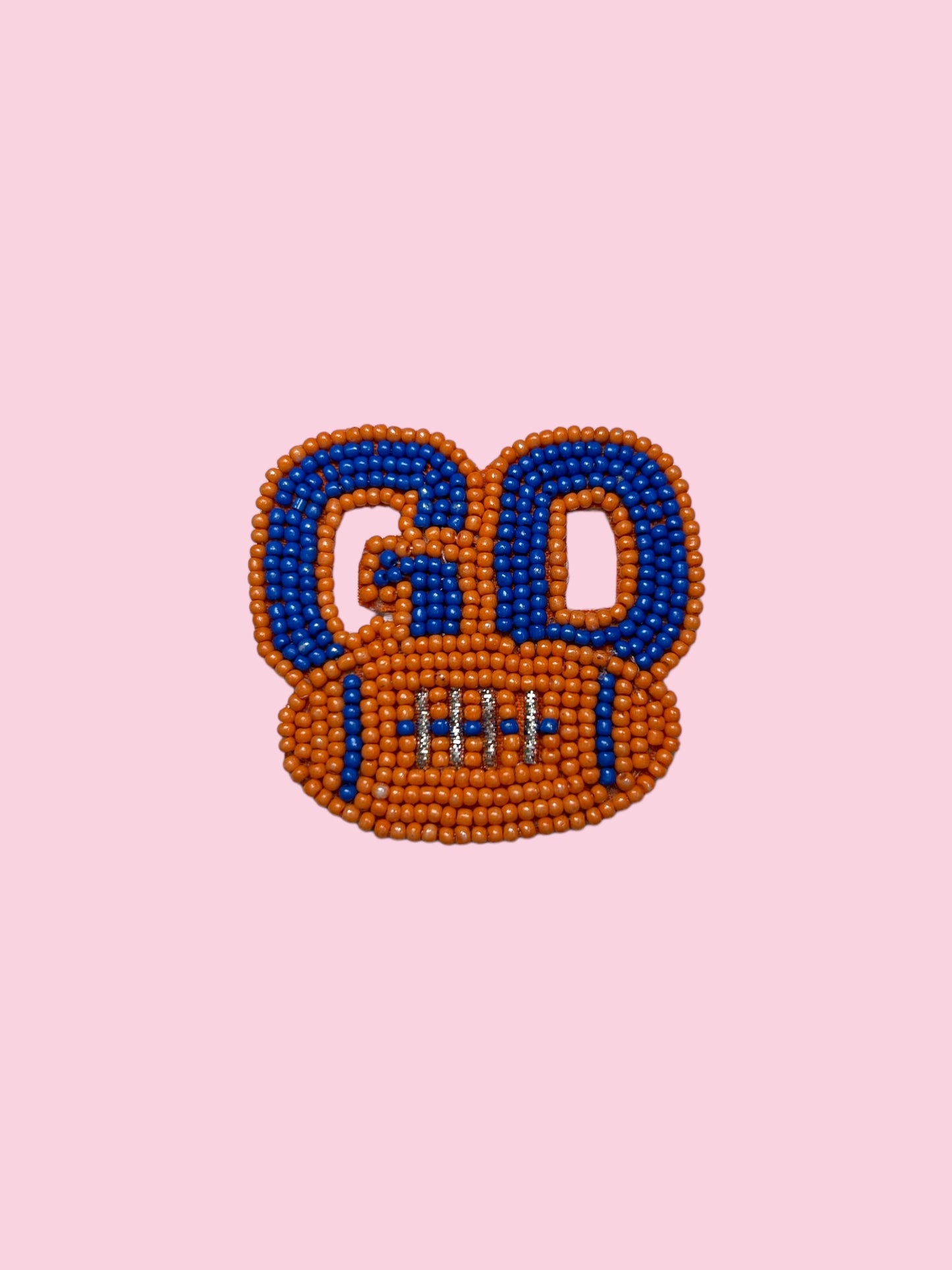 ORANGE/BLUE GO GAME DAY PIN