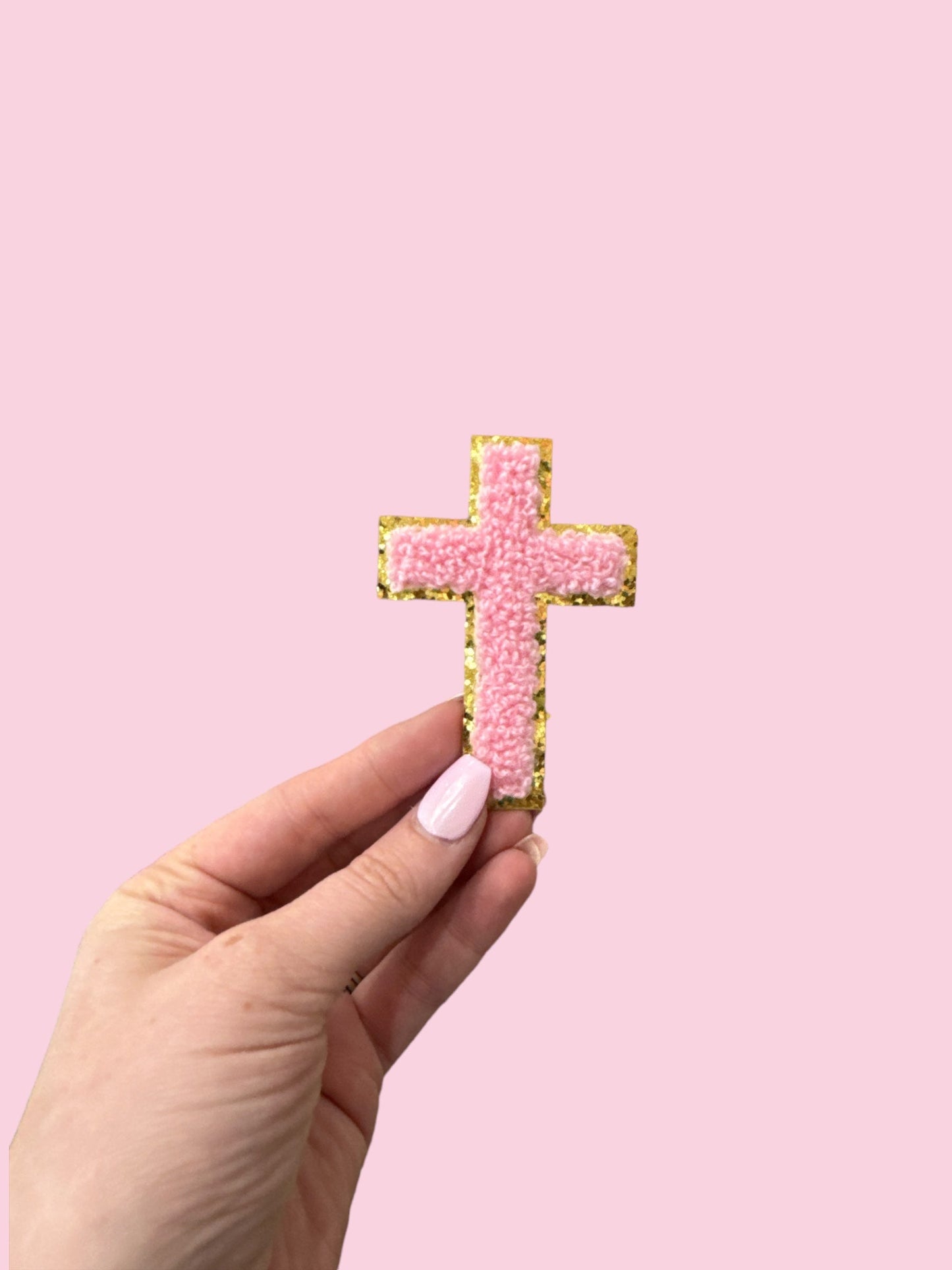 Cross - Pink (STICKY BACK)