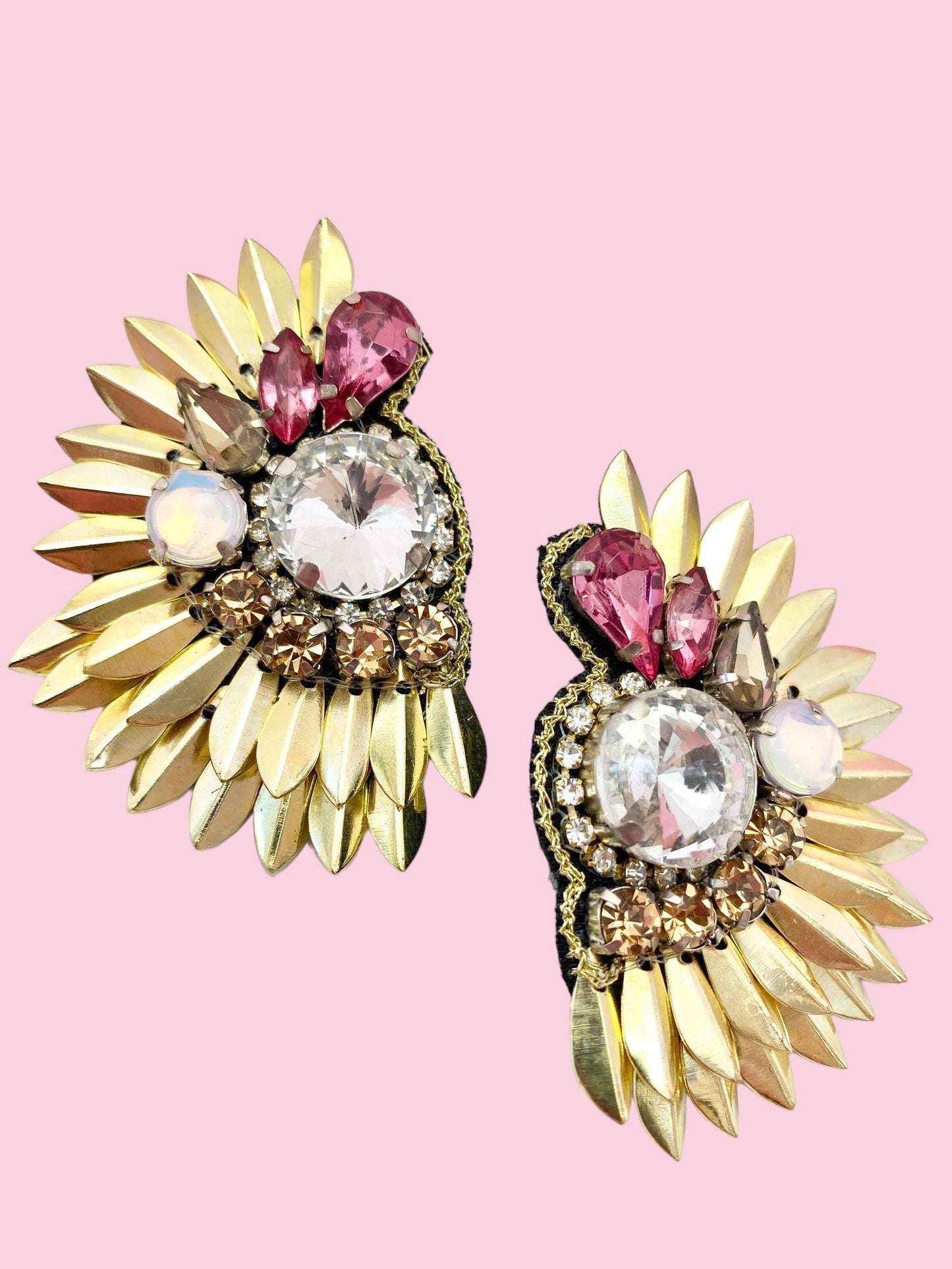 Small Pink/Gold Wing