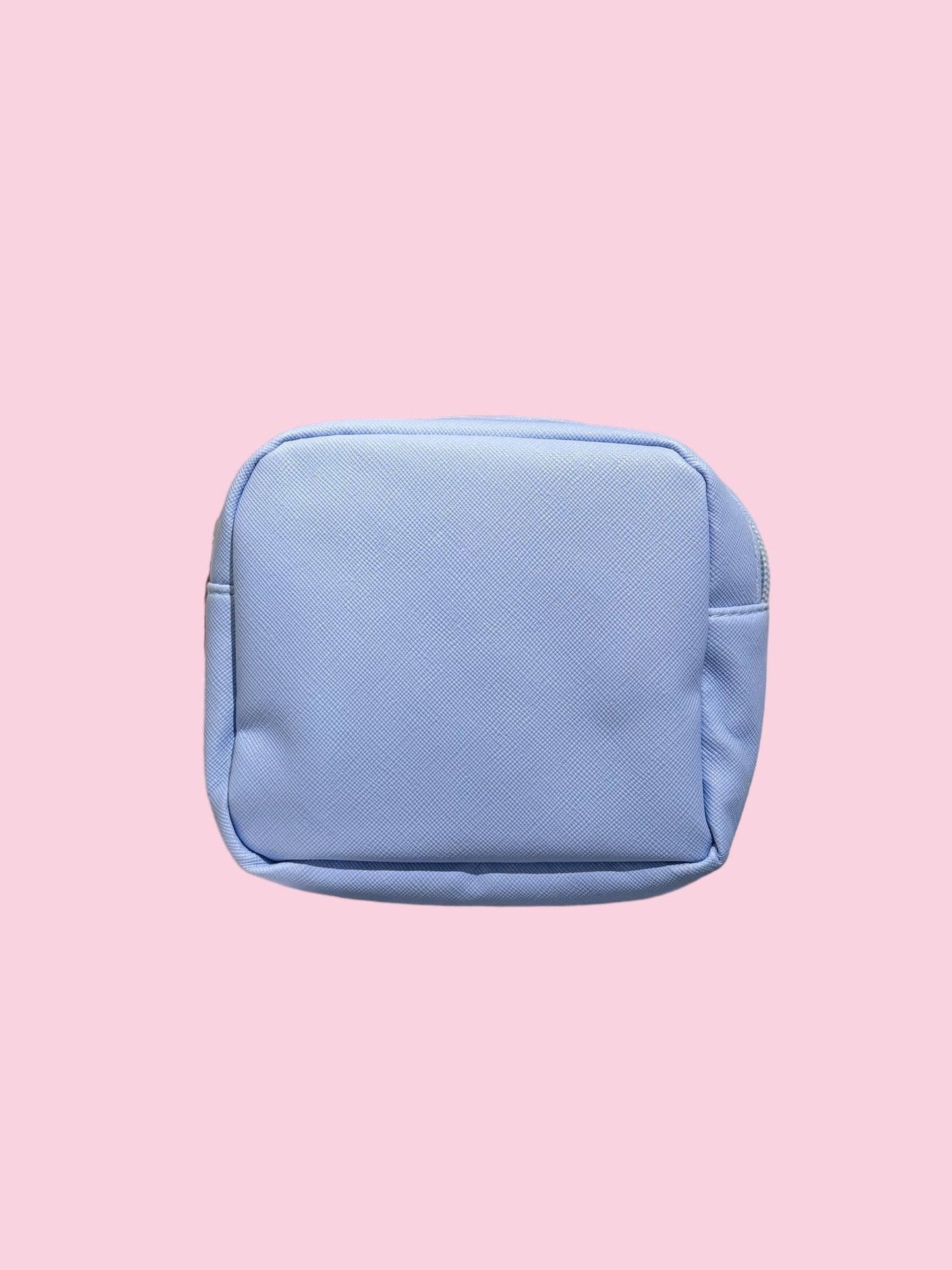 Small Light Blue Blank Patch Bag