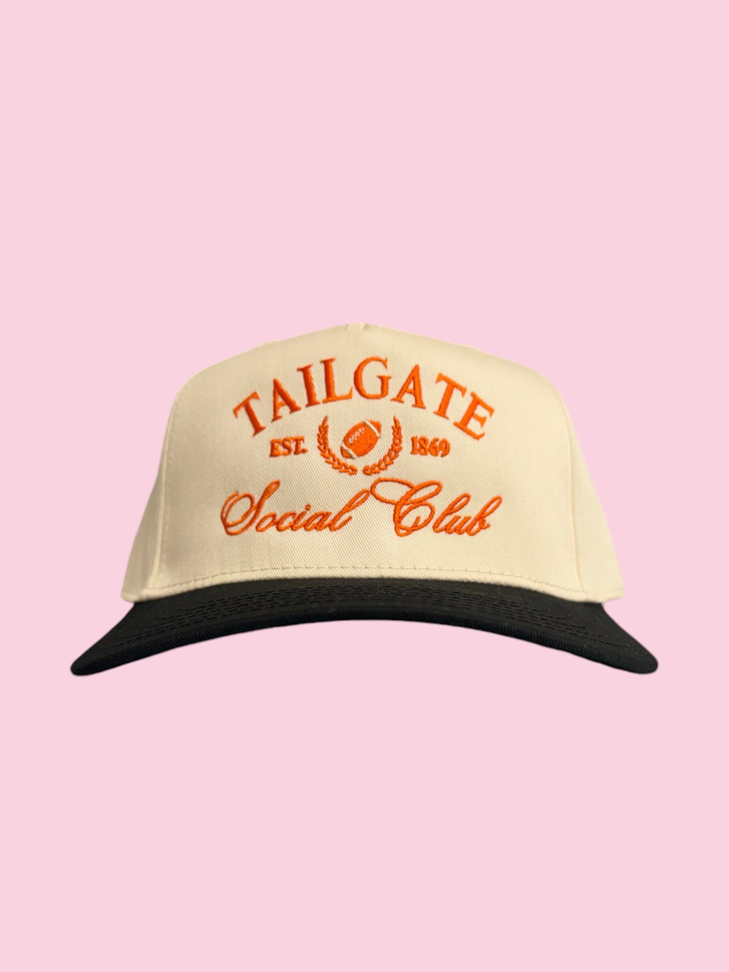 Tailgate Social Club - Orange on Black