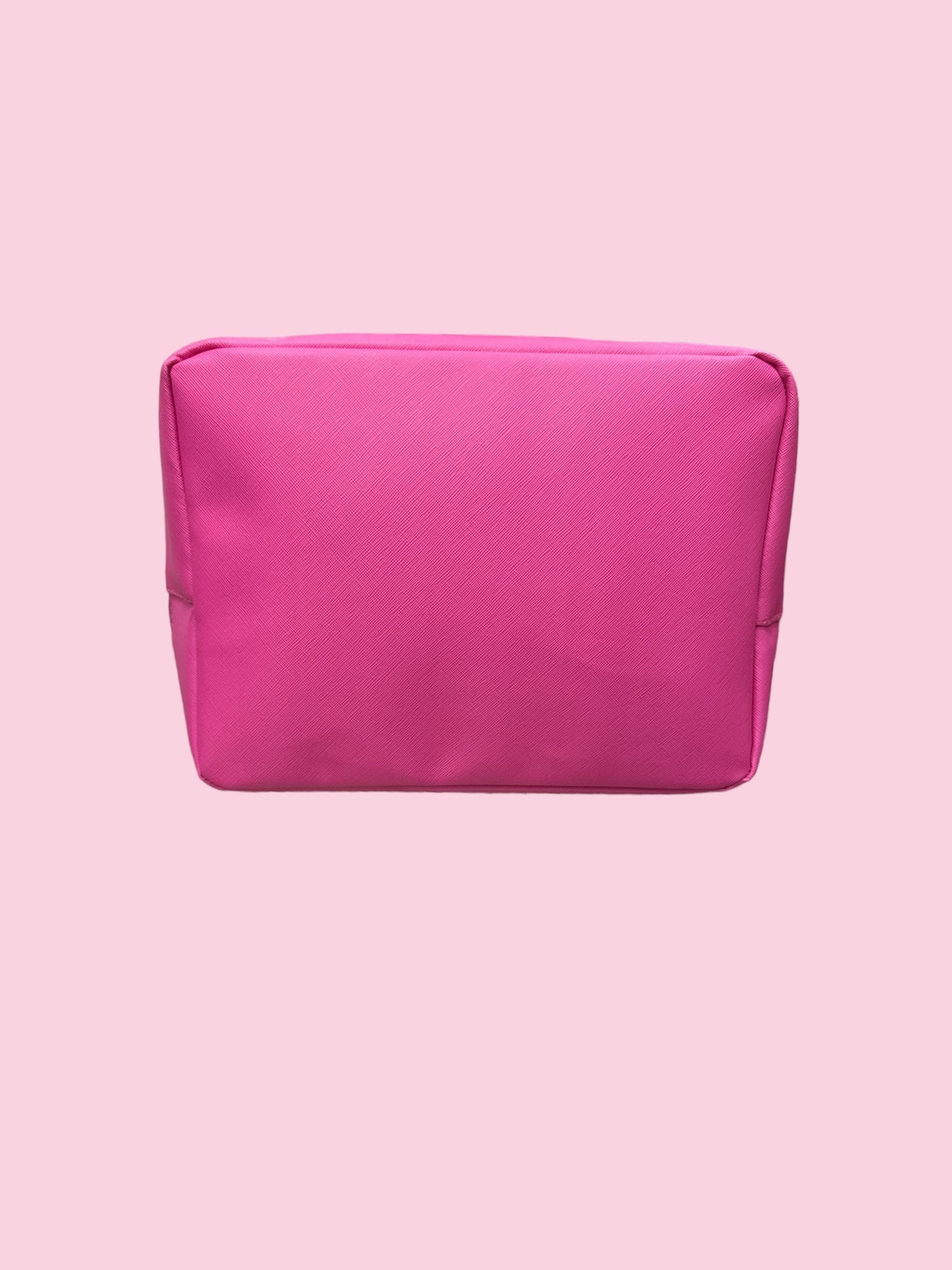 Large Hot Pink Blank Patch Bag