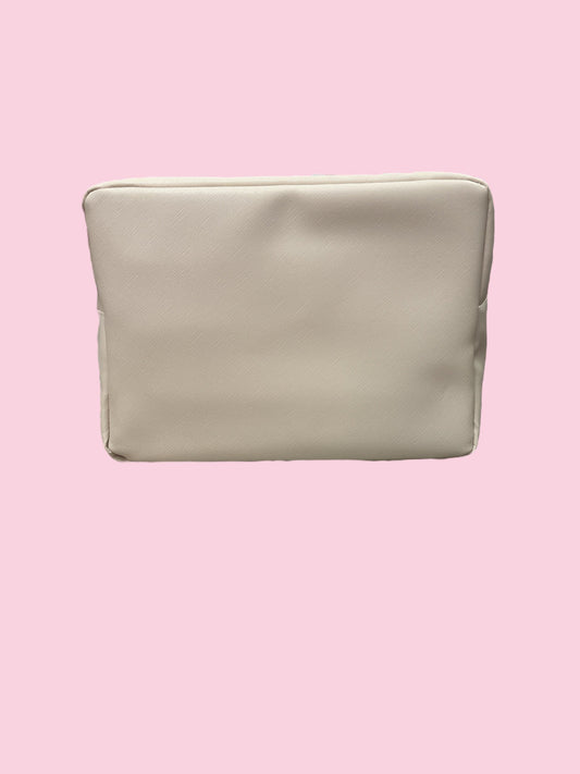 Large Tan Blank Patch Bag