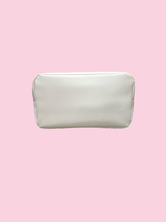 Medium White Blank Patch Bag