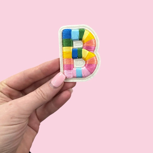 3" Sticky Back Rainbow Letters