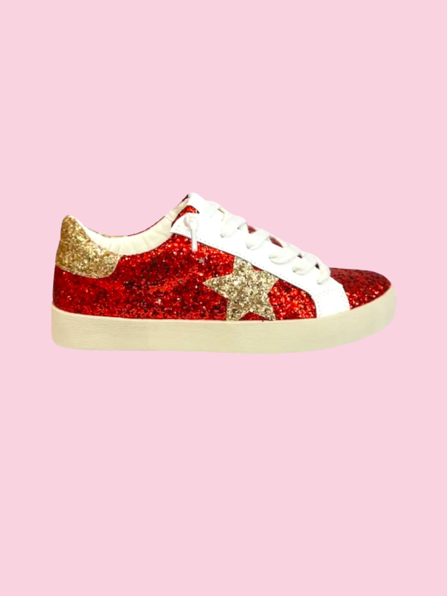 Red & Gold Sneaker