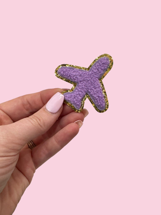 Purple Airplane - Heat Press