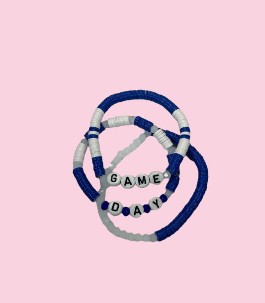 BLUE GAME DAY YOUTH BRACELET