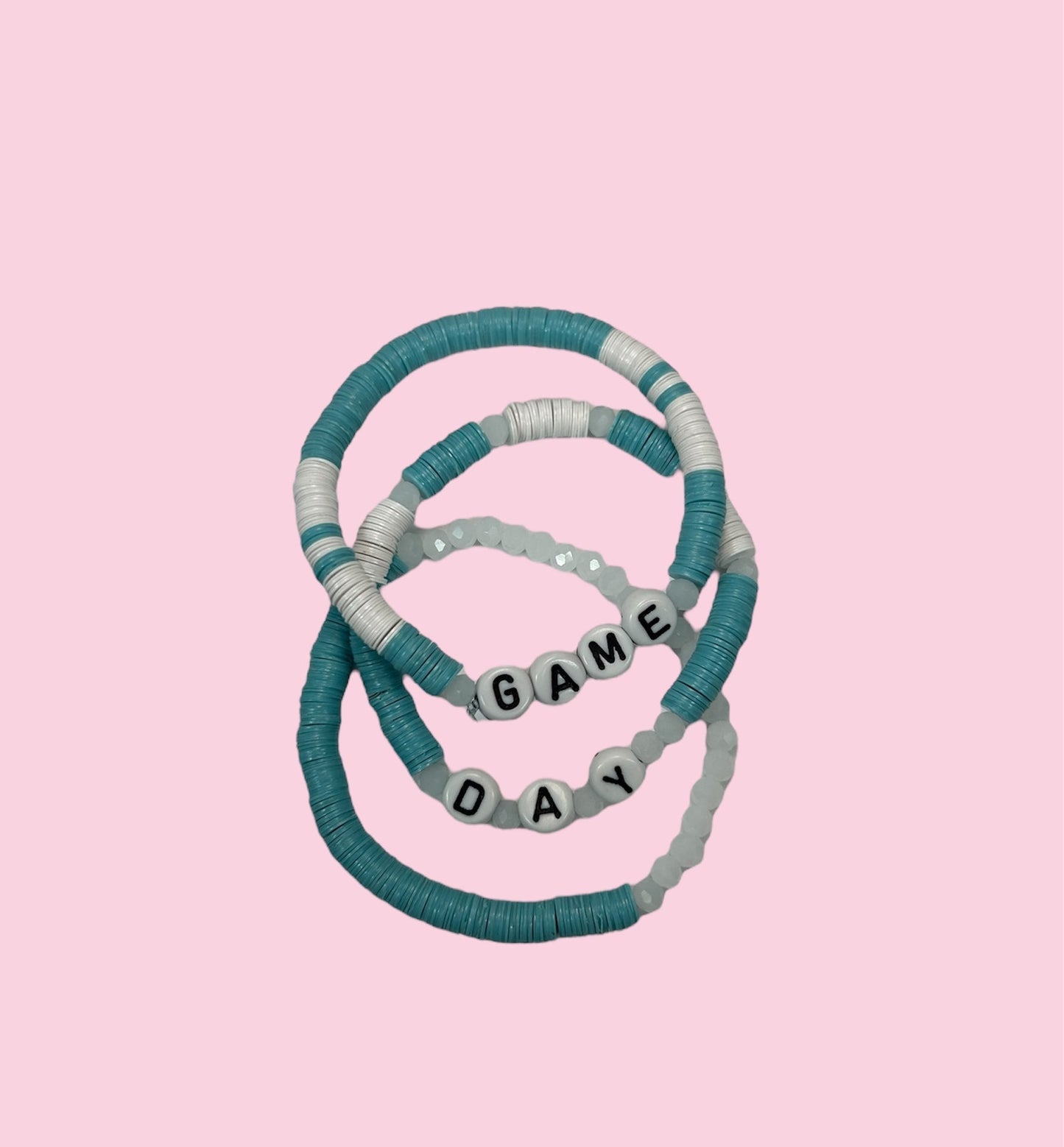 LIGHT BLUE GAME DAY YOUTH BRACELET