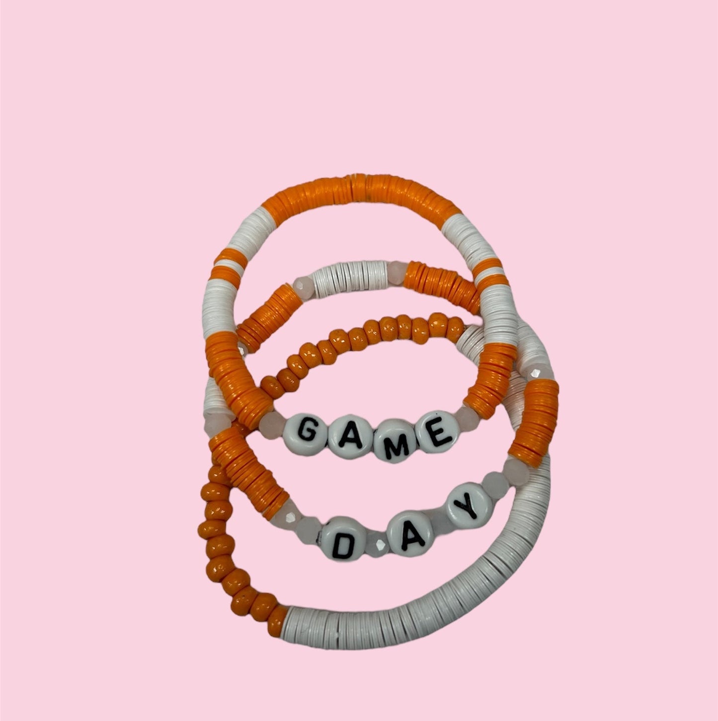 LIGHTER ORANGE GAME DAY BRACELET